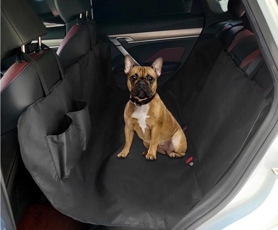 AutoPaw housse voiture chien bouledogue assis