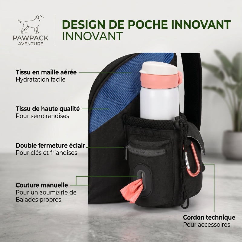 Design poche innovant sac à dos pour chien