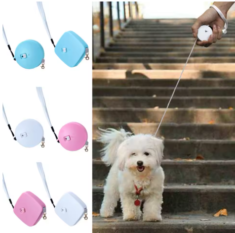 laisse a enrouleur pour chien variante couleur