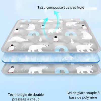 Meilleur tapis rafraichissant pour chien trois épaisseur