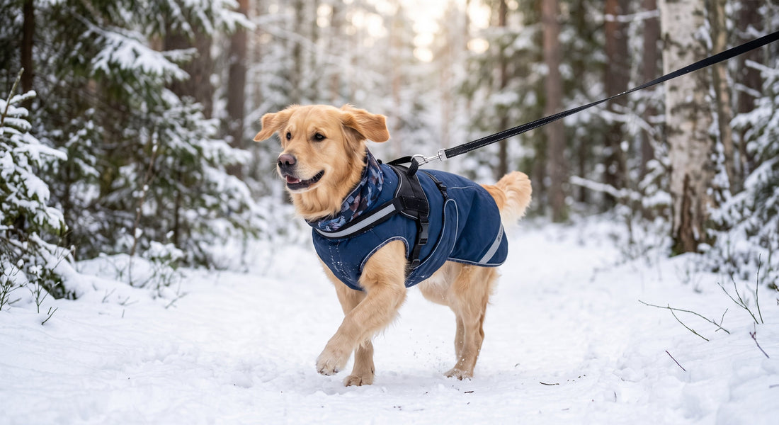 Manteau pour chien avec harnais chien noir