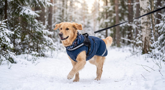 Manteau pour chien avec harnais chien noir