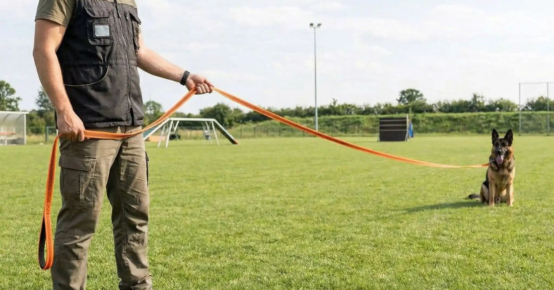 Longe pour chien hautement résistante une poignée confortable