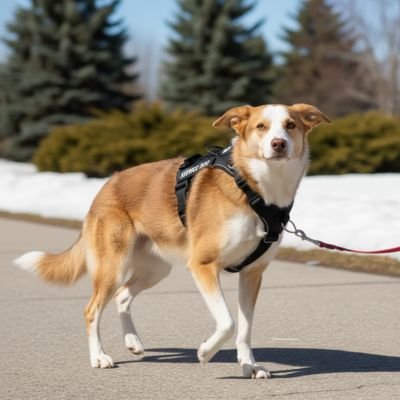 harnais anti traction pour chien 