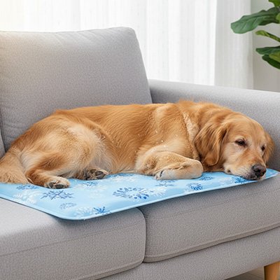 Tapis rafraichissant pour chien confortable et respirant