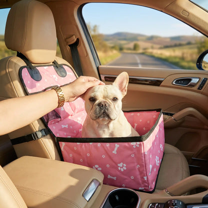 Bouledogue voyage siège auto pour chien