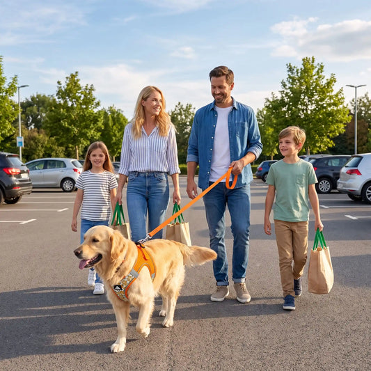CaniPath laisse harnais pour chien assortis orange
