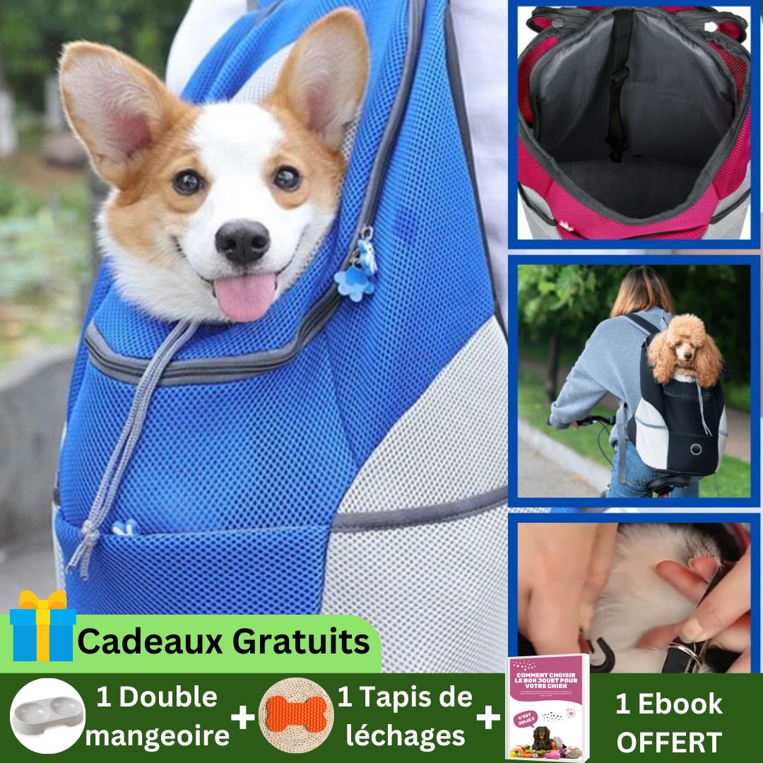 Sac à dos de transport pour chien I Dog carrier backpack™