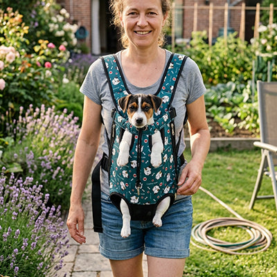 MobileDog sac de transport chien vert imprimer