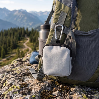 Sac de friandises pour chien gris montagne