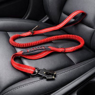 AutoDod Clip Ceinture de sécurité pour chien rouge 