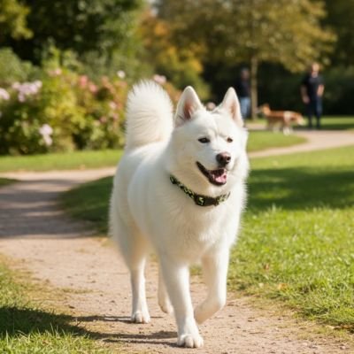 balade du chien avec Collier Chien fleurie