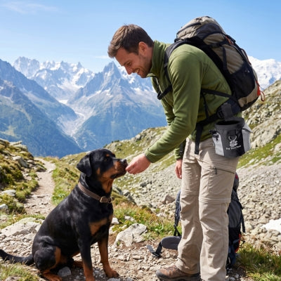 Balade montagne sac de dressage pour chien