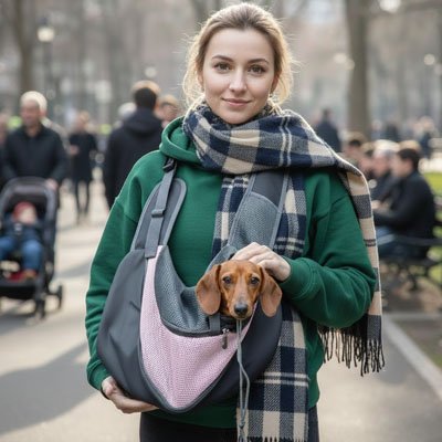 BelleTruffe Sac de transport pour Chien rose