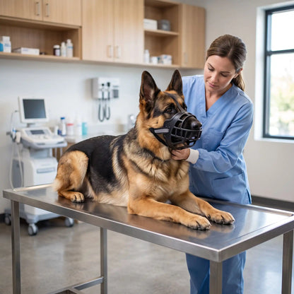 Berger allemand vétérinaire chien muselières pour chien