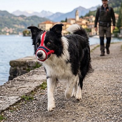 bord de mer chien marche Muselière pour chien​