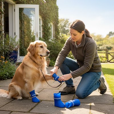 Bottes pour chien facile à mettre et à retirer