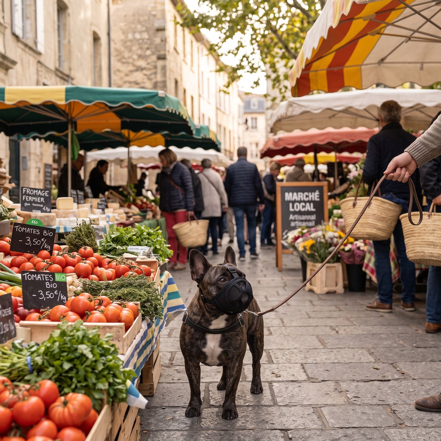 ouledogue marché muselière pour chien brachycéphale