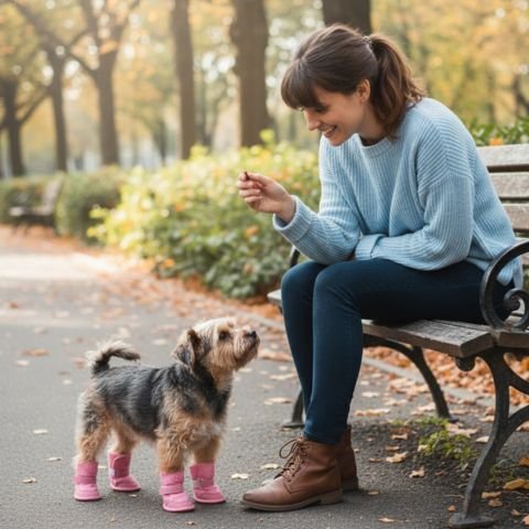 Chaussure pour Chien rose