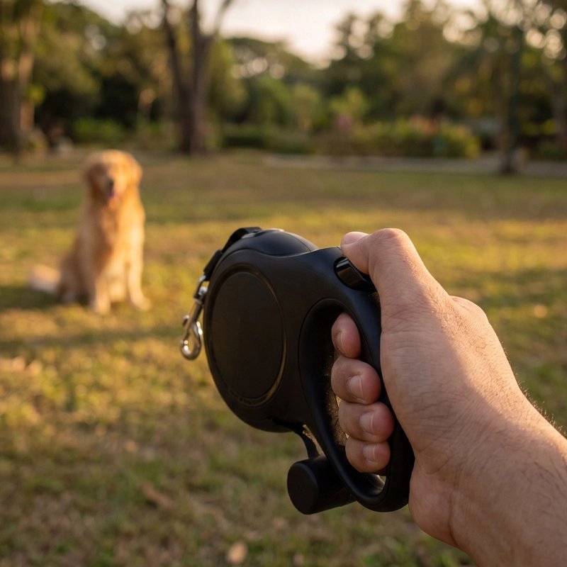 Chien à distance de 8 mètres Laisse enrouleur pour chien