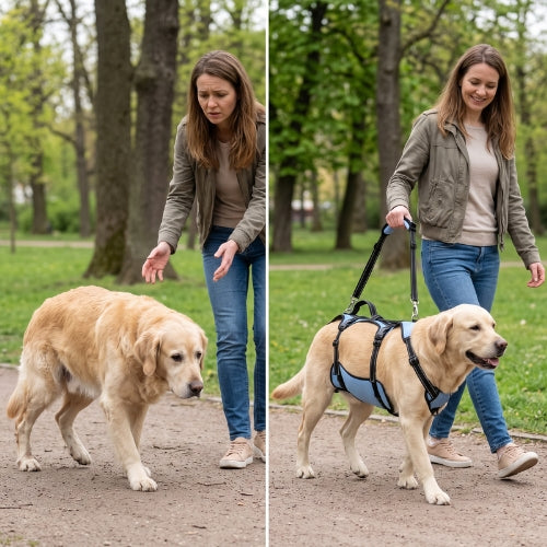 Chien avec harnais sans harnais de levage pour chien