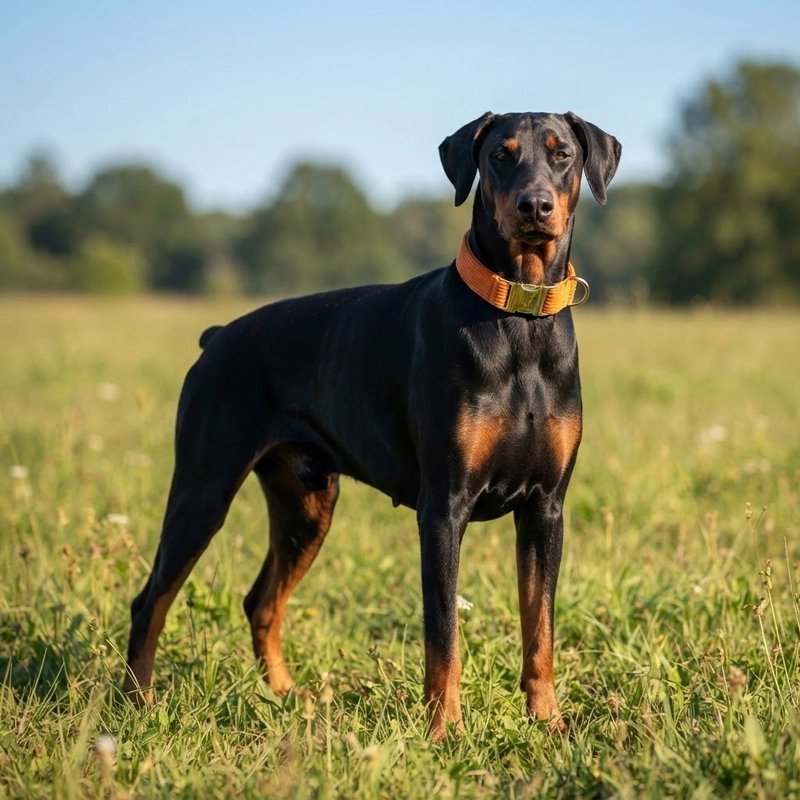 Chien balade nature Collier Chien orange