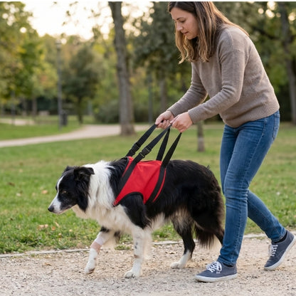 Chien blesser patte avant harnais de levage chien