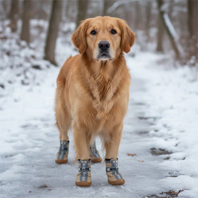 Chien chemin glissant porte chaussure pour chien antidéranpante