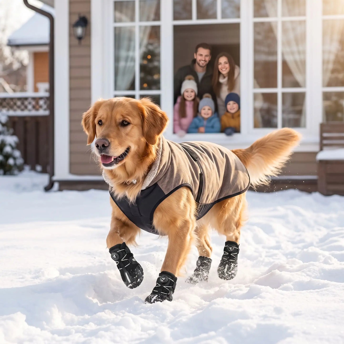 chien cour jardin maison chaussure pour chien