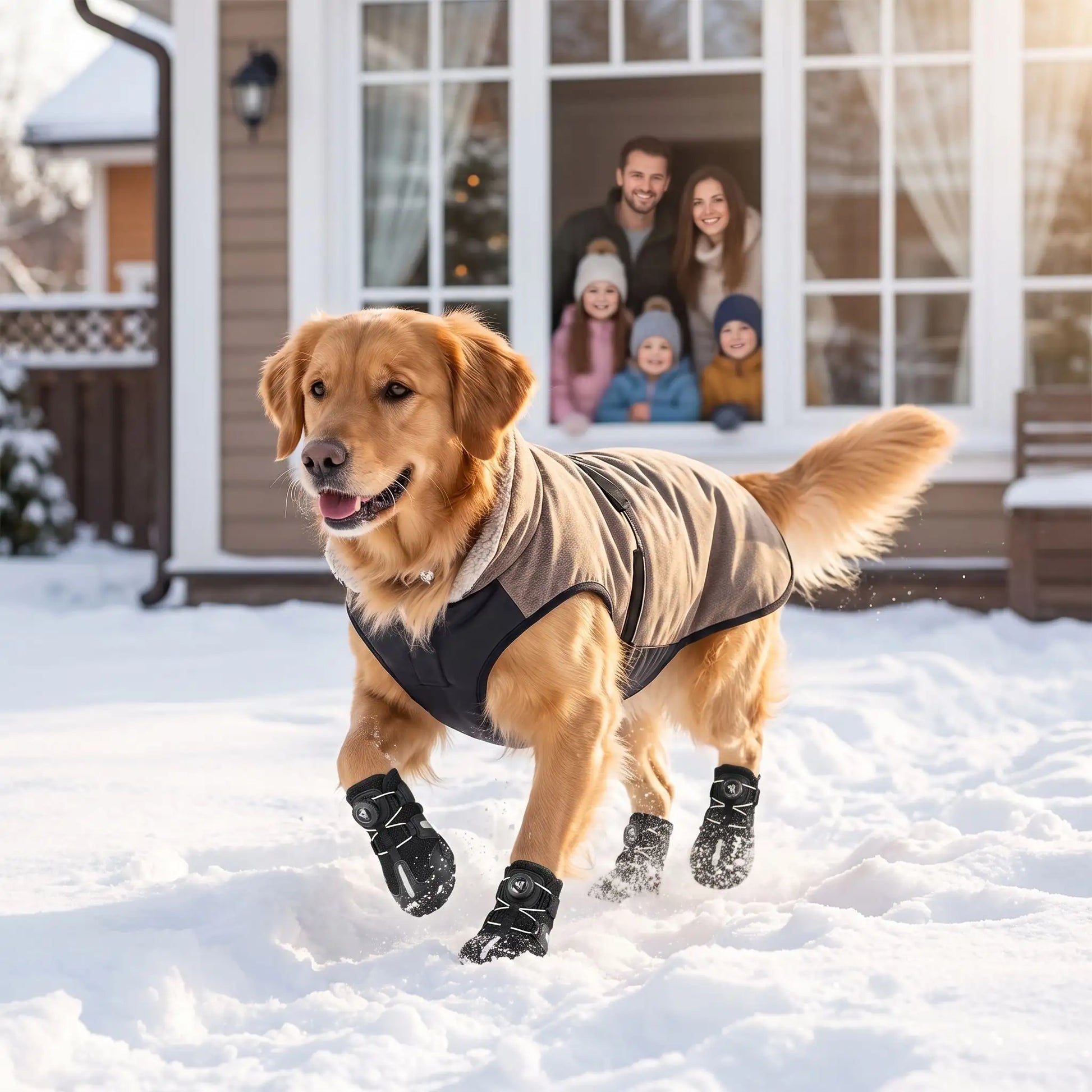 chien cour jardin maison chaussure pour chien