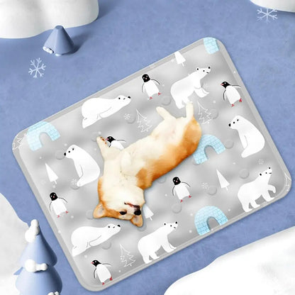 chien dos repose coussin rafraichissant cryopatte