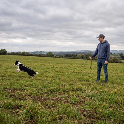 Chien race Collie se balade dans la nature Longe pour Chien