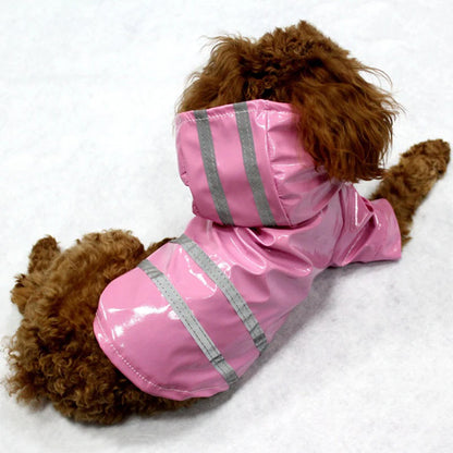 chien repose manteau pour chien rose