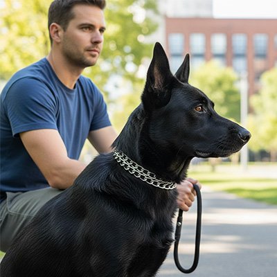 Collier chien sécurité confort