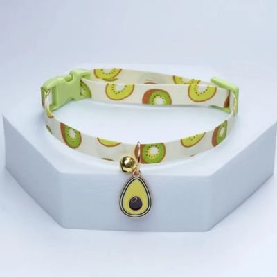 Collier chiot réglable doux kiwi