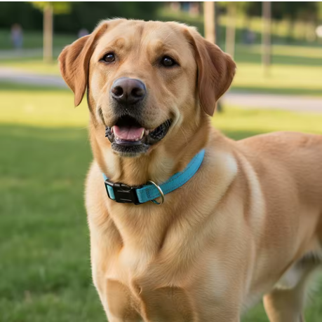 Collier pour chien nylon rembourré