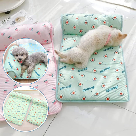 deux tapis rafraichissant chien