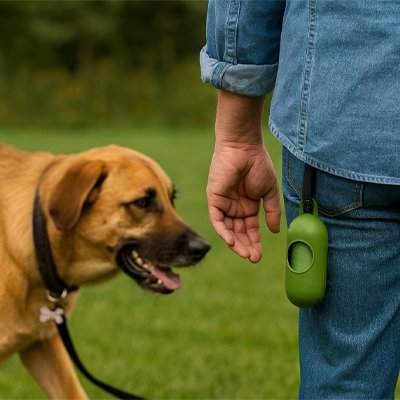 Distributeur à sac a crotte​ attacher à la ceinture