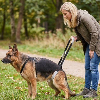 Double poignée soutien harnais de soutien pour chien