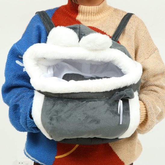 Down Jacket sac de transport chien avec poche pour les mains