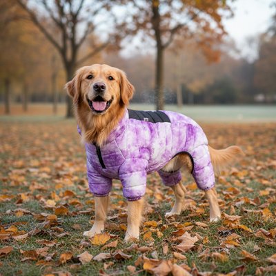Drys Manteau chien imperméable violet 