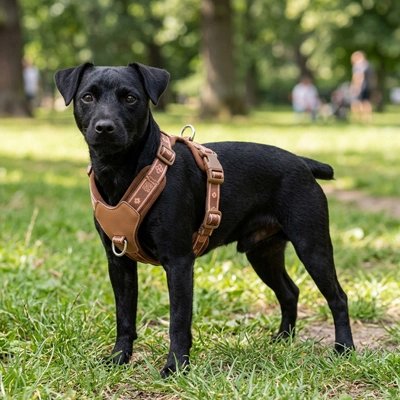Ergo Y Style Harnais chien en Y chien en balade dans les sous bois