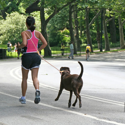 femme court laisse mains libres pour chien