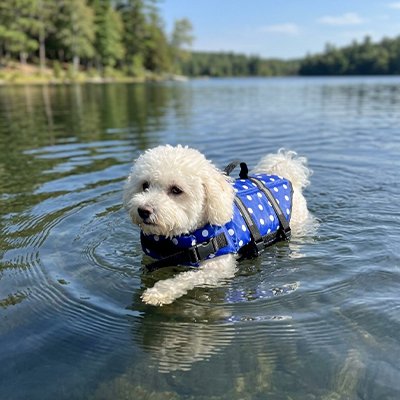 Gilet de sauvetage Chien flottabilité assurée 