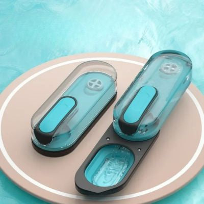 gourde portable pour petit chien fermer ouverte