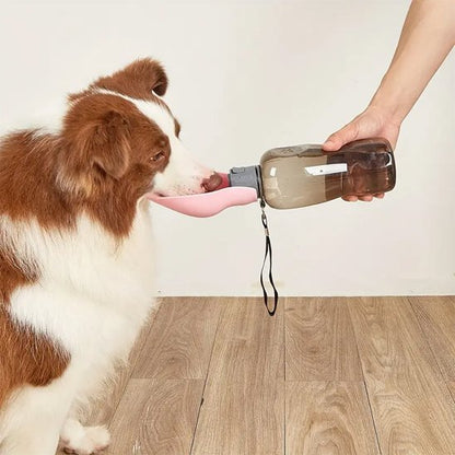 Gourde pour chien​ coupelle repliable