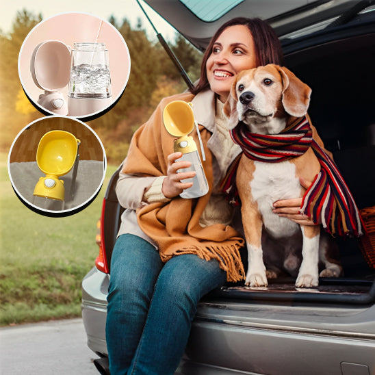 Gourde pour chien eau friandise