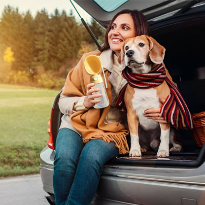 Gourde pour chien hydratation instantané