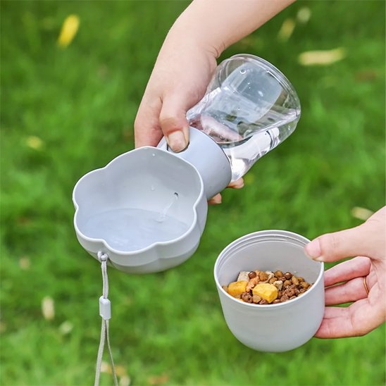 Gourde pour Chien multifonctions gris