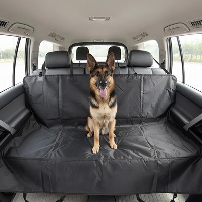 Housse voiture chien noir     